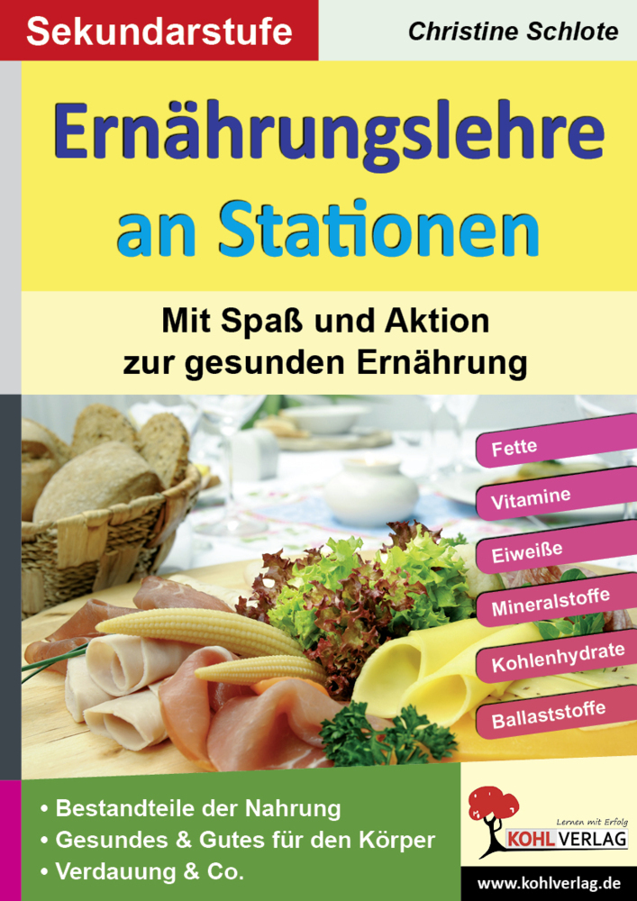 Christine Schlote: Ernährungslehre an Stationen - Taschenbuch