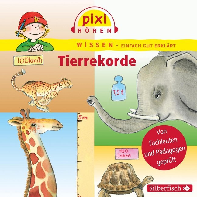 Bianca Borowski: Pixi Wissen: Tierrekorde, 1 Audio-CD - CD