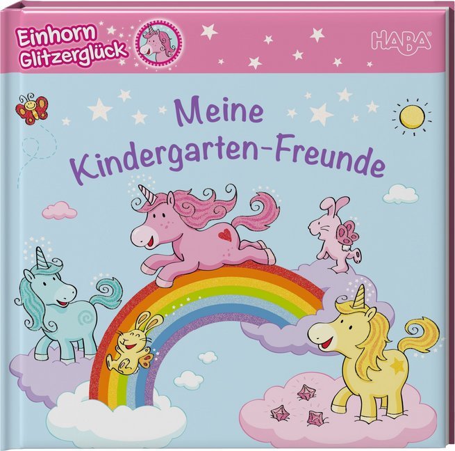 Einhorn Glitzerglück Meine Kindergarten-Freunde - gebunden