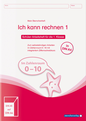 Katrin Langhans: Ich kann rechnen 1, Schülerarbeitsheft für die 1. Klasse (DIN A4) - gebunden