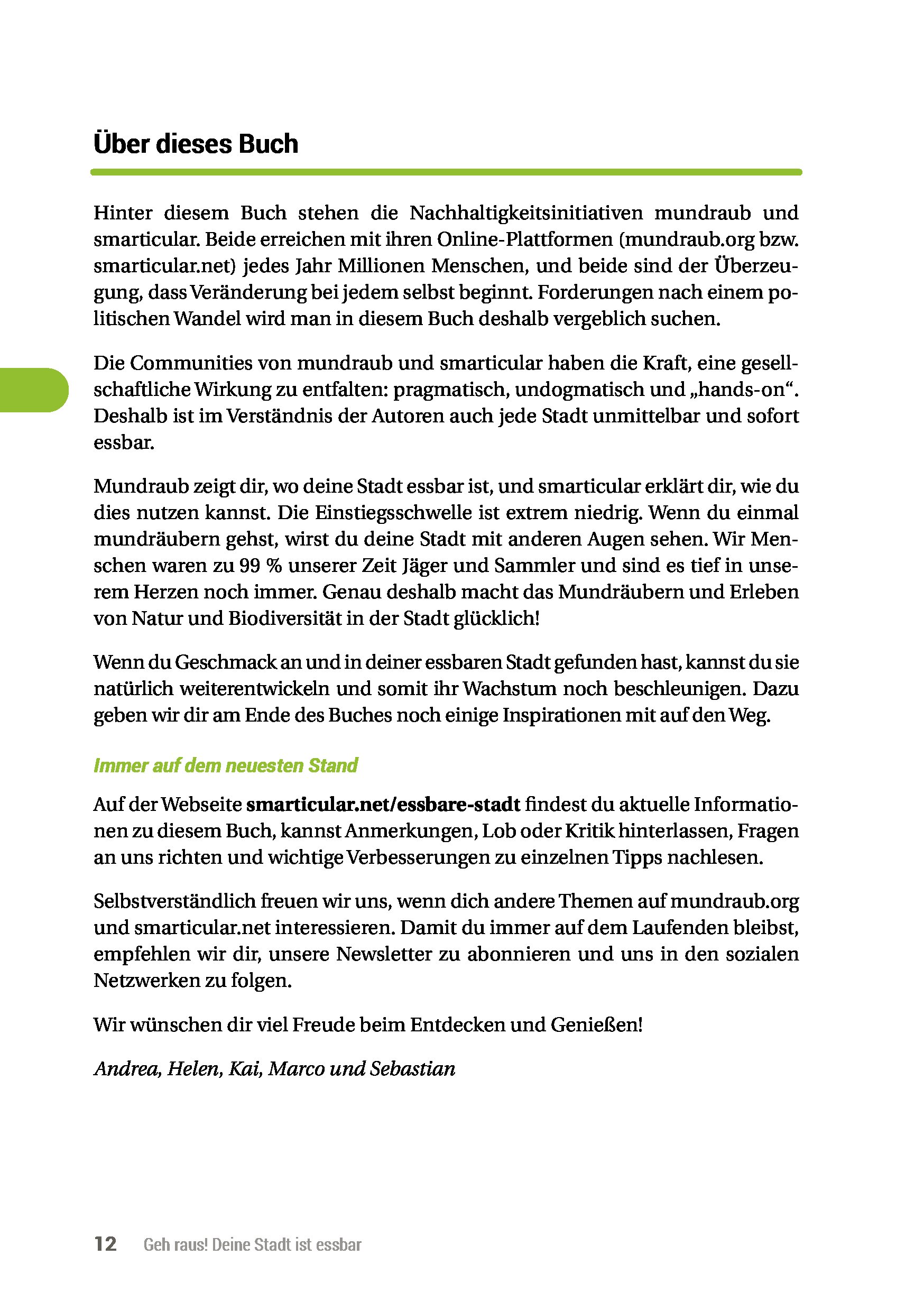 - Geh raus! Deine Stadt ist essbar » Buch