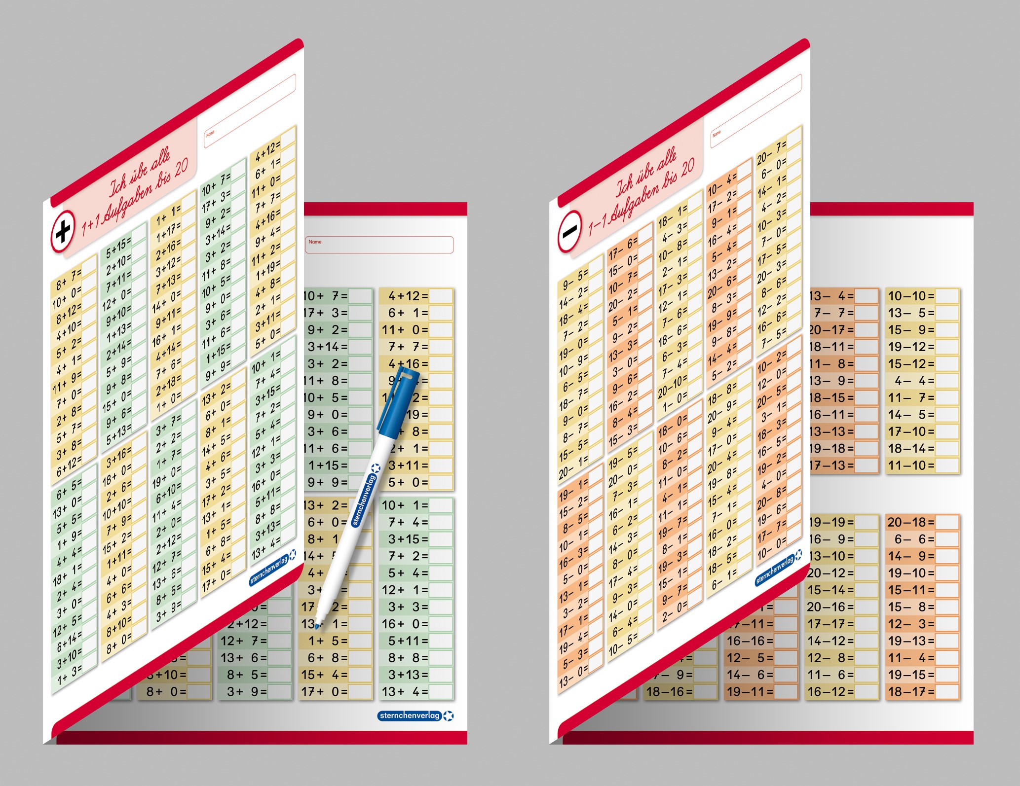 - Ich übe alle Additionsaufgaben im Zahlenraum bis 20 mit Stift » Buch