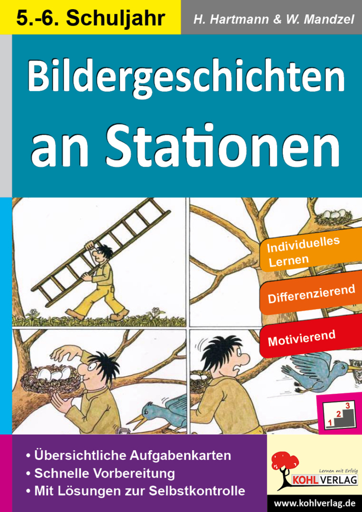 Waldemar Mandzel: Bildergeschichten an Stationen, 5.-6. Schuljahr - Taschenbuch