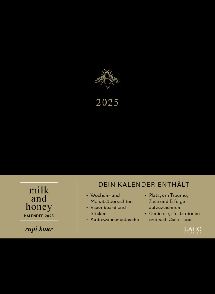 Rupi Kaur: milk and honey - Kalender 2025 - gebunden