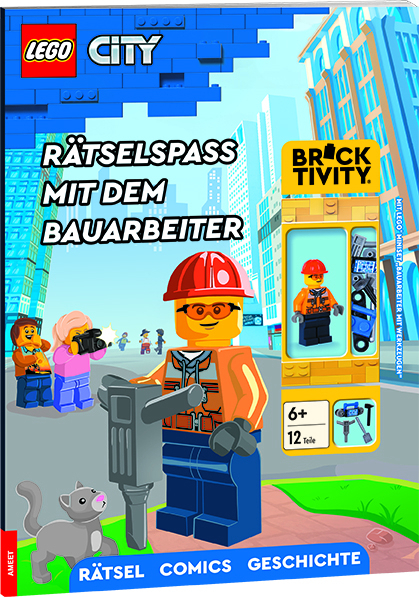 LEGO® City - Rätselspaß mit dem Bauarbeiter, m. 1 Beilage - Taschenbuch