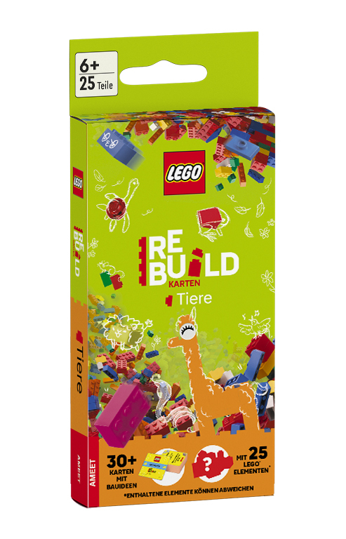 LEGO® - Rebuild Activity Cards - Tiere, m. 1 Beilage