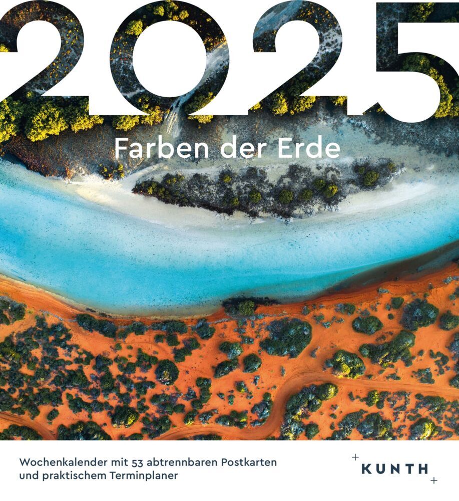 Farben der Erde - KUNTH Postkartenkalender 2025