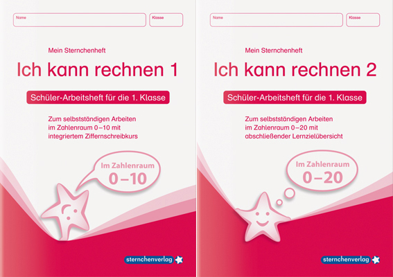 Katrin Langhans: Ich kann rechnen 1 und 2, Schüler-Arbeitshefte für die 1. Klasse, 2 Tle. - gebunden