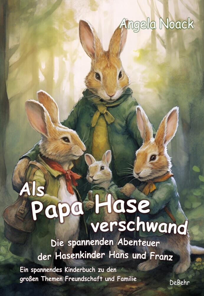 Angela Noack: Als Papa Hase verschwand - Die spannenden Abenteuer der Hasenkinder Hans und Franz - Ein spannendes Kinderbuch zu den großen Themen Freundschaft und Familie - Taschenbuch