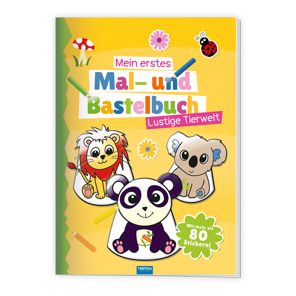 Trötsch Malbuch Bastelbuch Mein erstes Mal- und Bastelbuch Lustige Tierwelt - Taschenbuch