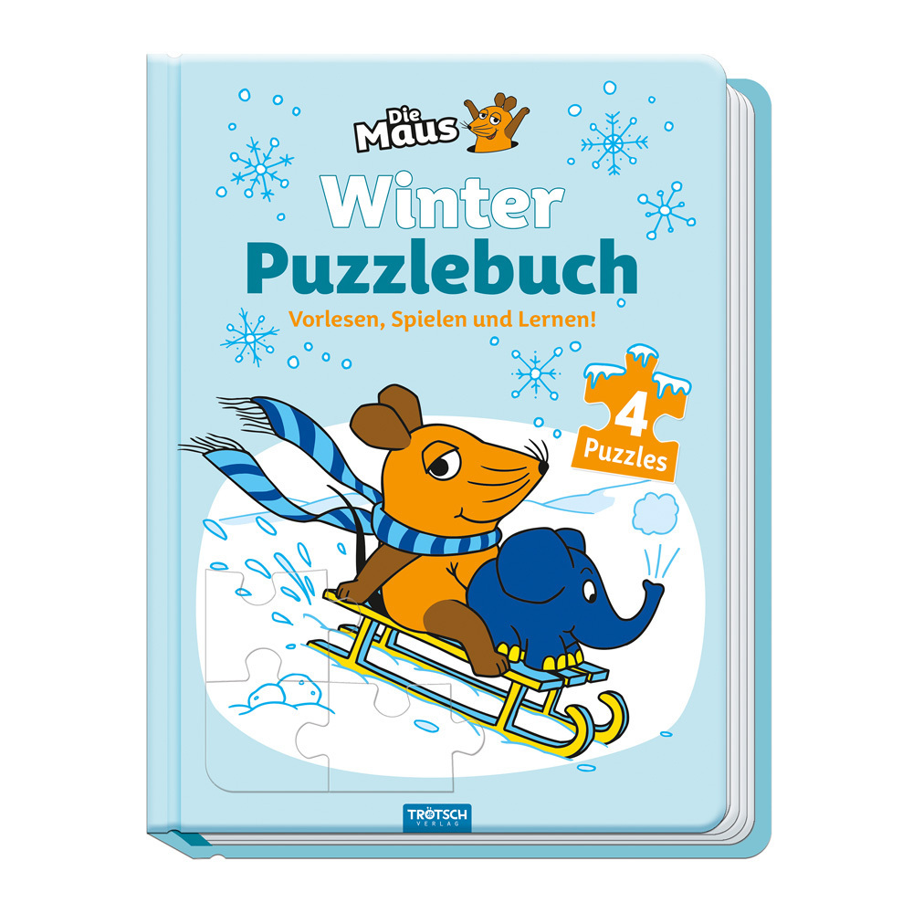 Trötsch Die Maus Winter-Puzzlebuch Puzzlebuch - gebunden