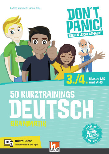 Andre Blau: DON´T PANIC! Lernen leicht gemacht, 50 Kurztrainings Deutsch - Taschenbuch