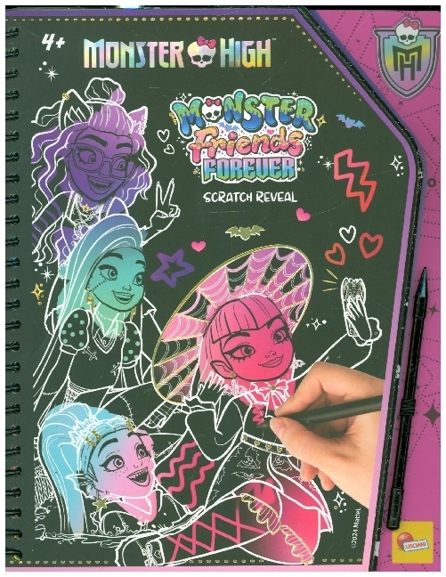 MONSTER HIGH SKETCHBOOK Monster friends forever Scratch Reveal - Taschenbuch