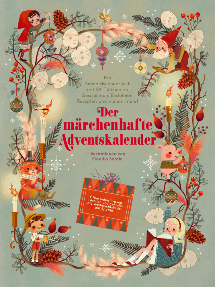 Der märchenhafte Adventskalender. Ein Adventskalenderbuch - gebunden