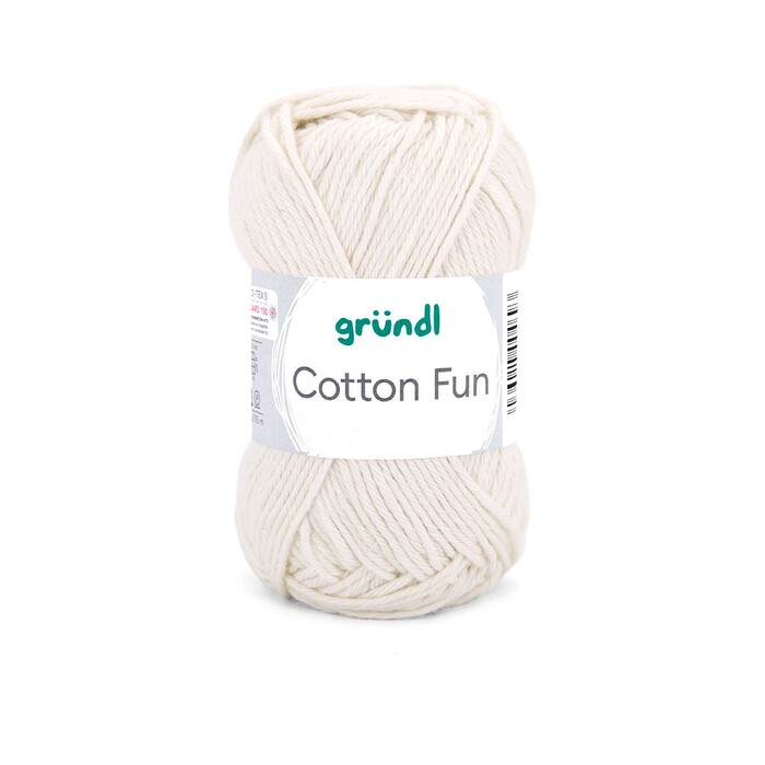 GRÜNDL Garn Cotton Fun 50g creme