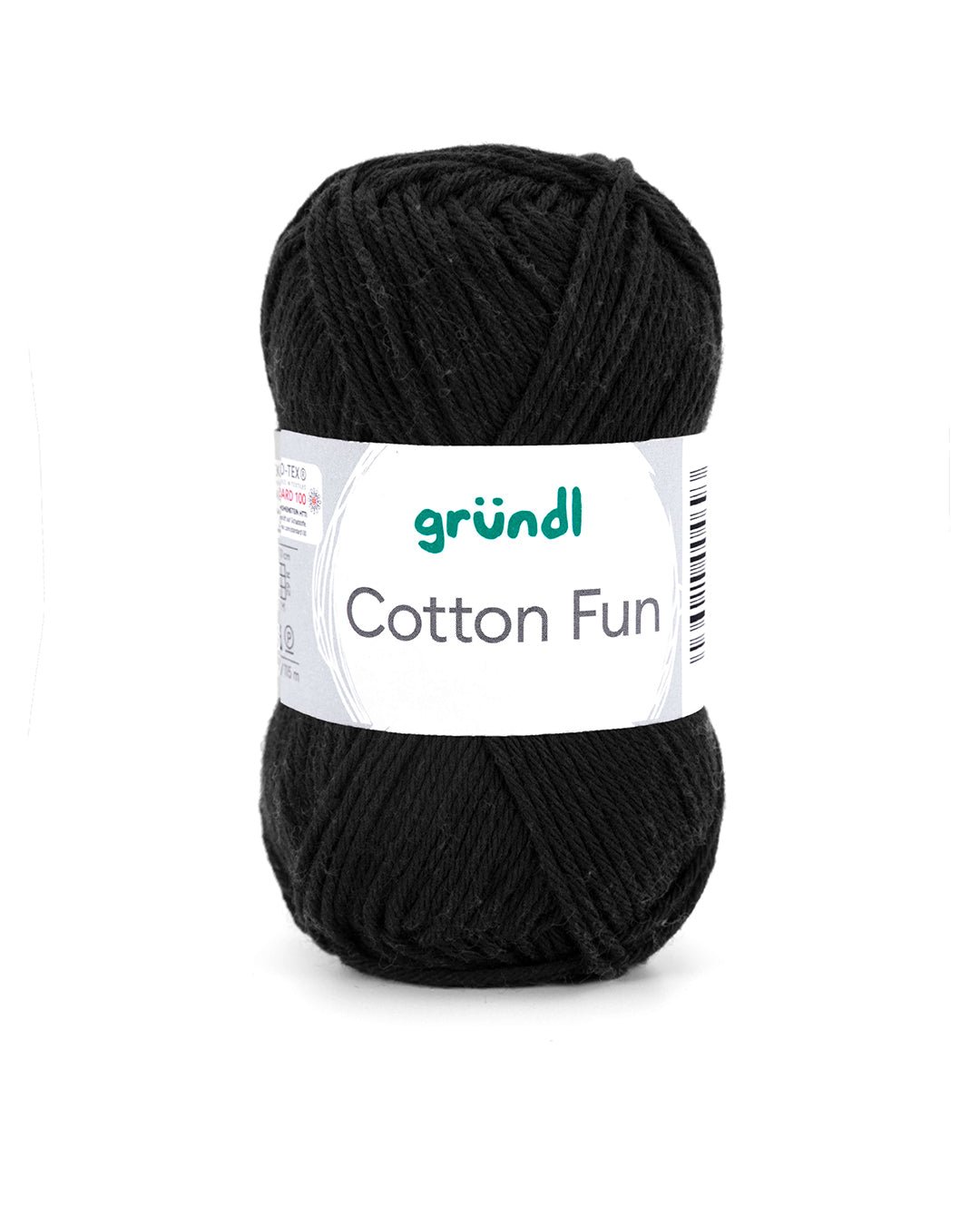 GRÜNDL Garn Cotton Fun 50g schwarz