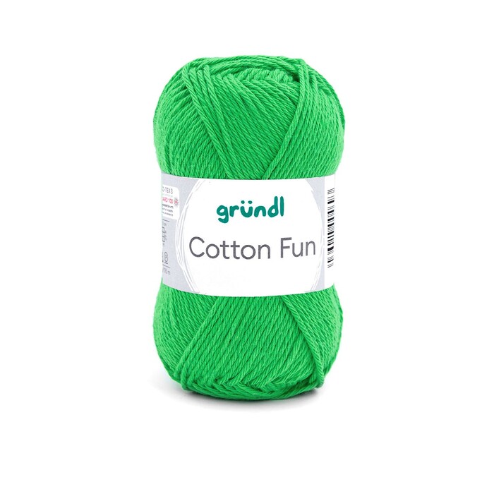 GRÜNDL Garn Cotton Fun 50g froschgrün