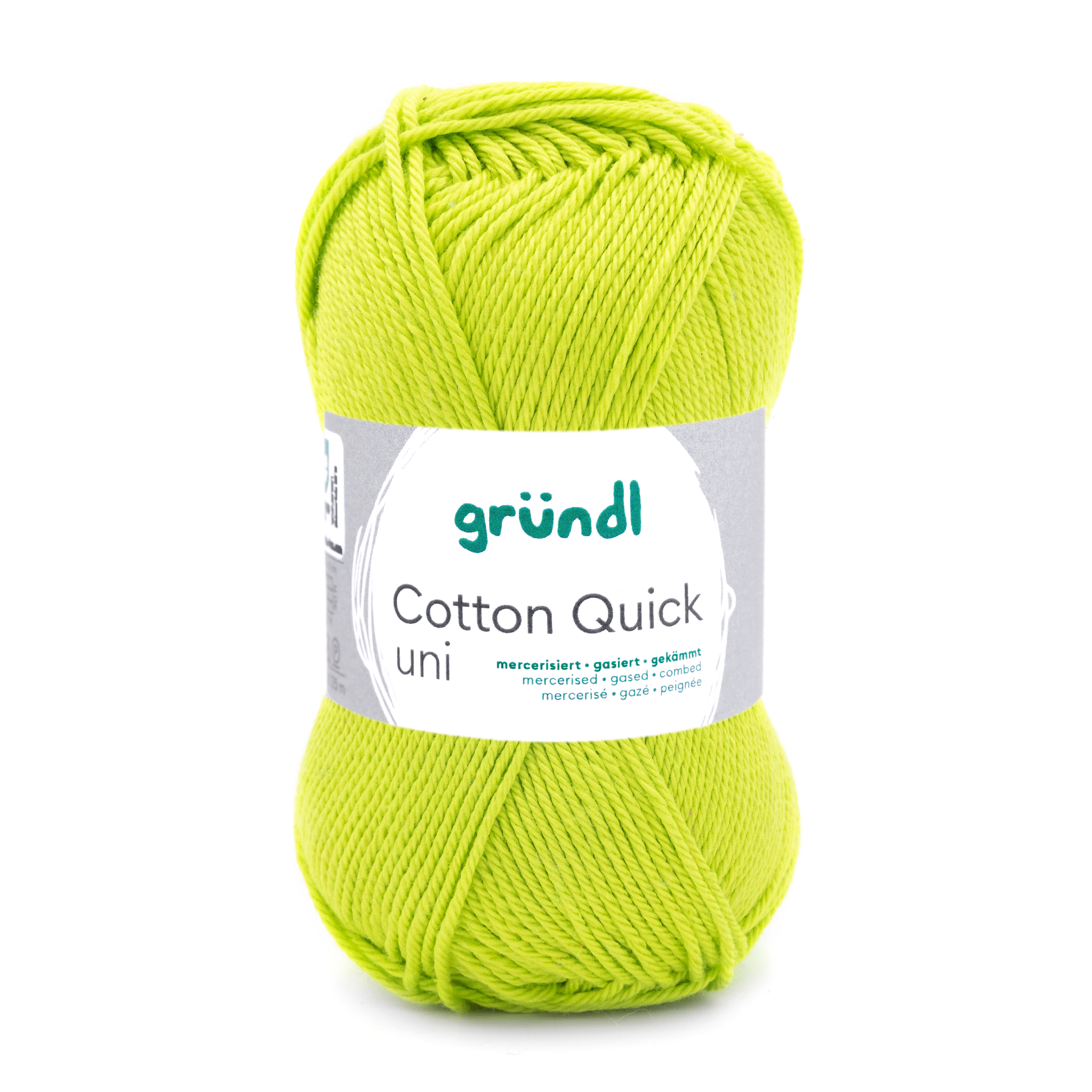 GRÜNDL Strickgarn Cotton Quick 50g hellgrün