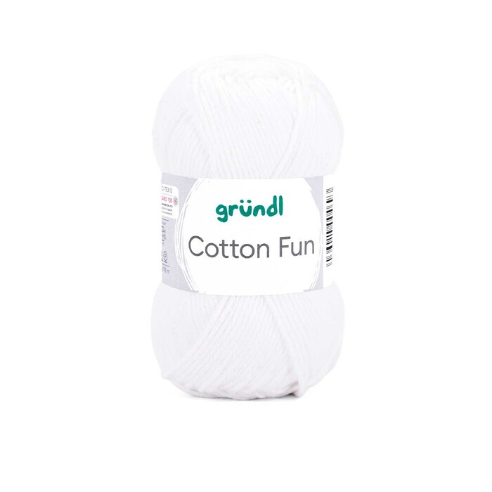 GRÜNDL Garn Cotton Fun 50g weiß