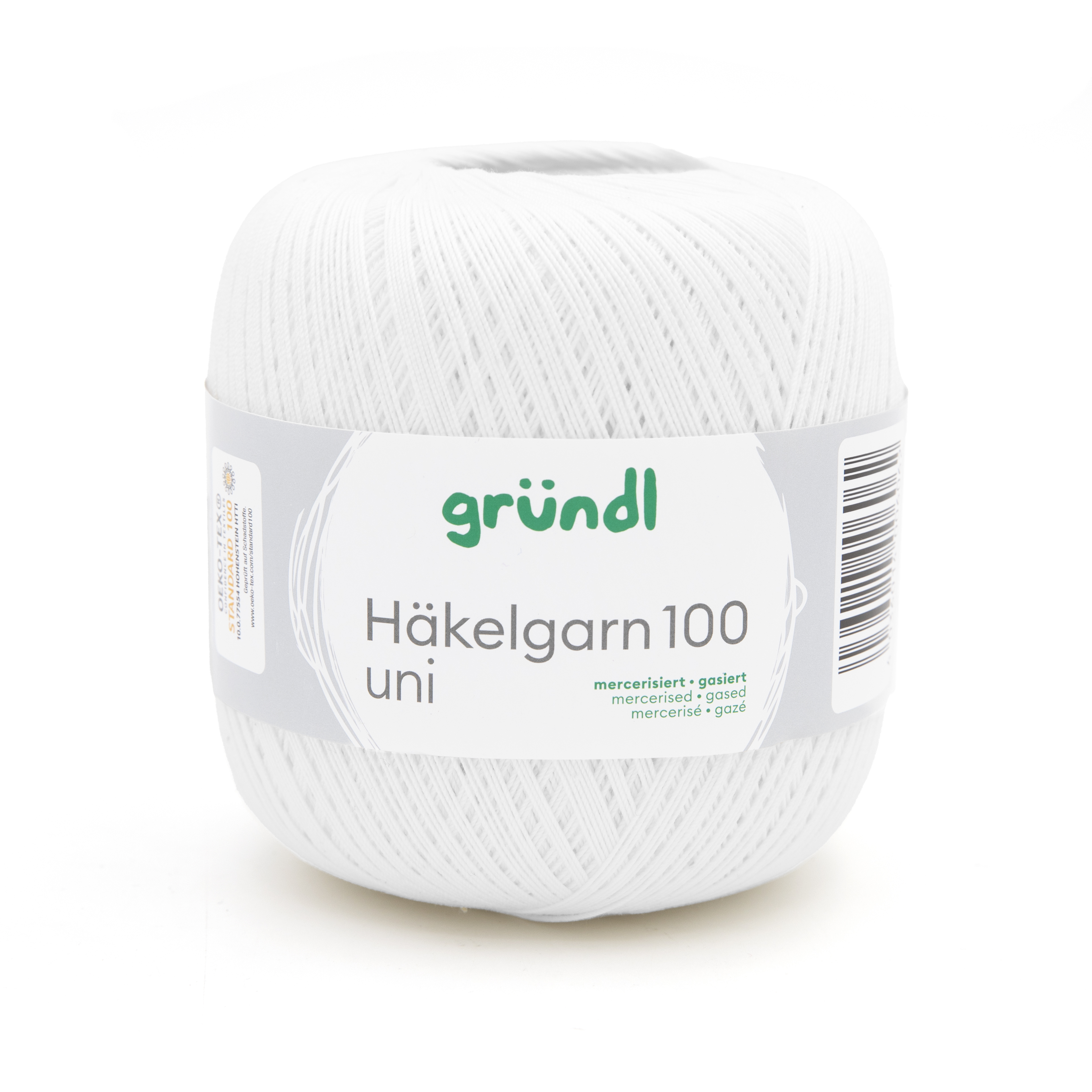 GRÜNDL Häkelgarn 100g weiß