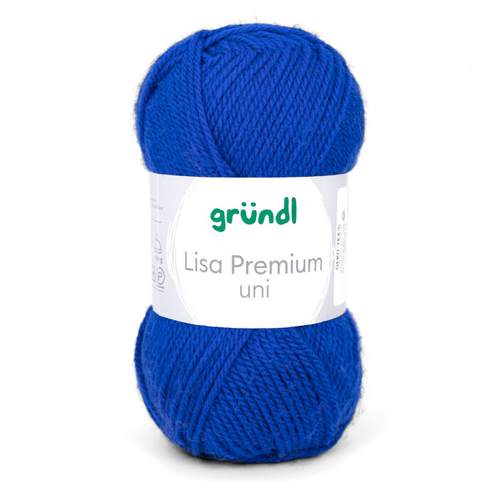 GRÜNDL Garn Lisa Uni 50g royalblau