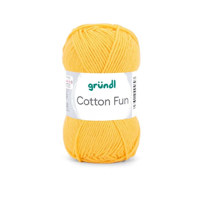 GRÜNDL Garn Cotton Fun 50g maisgelb