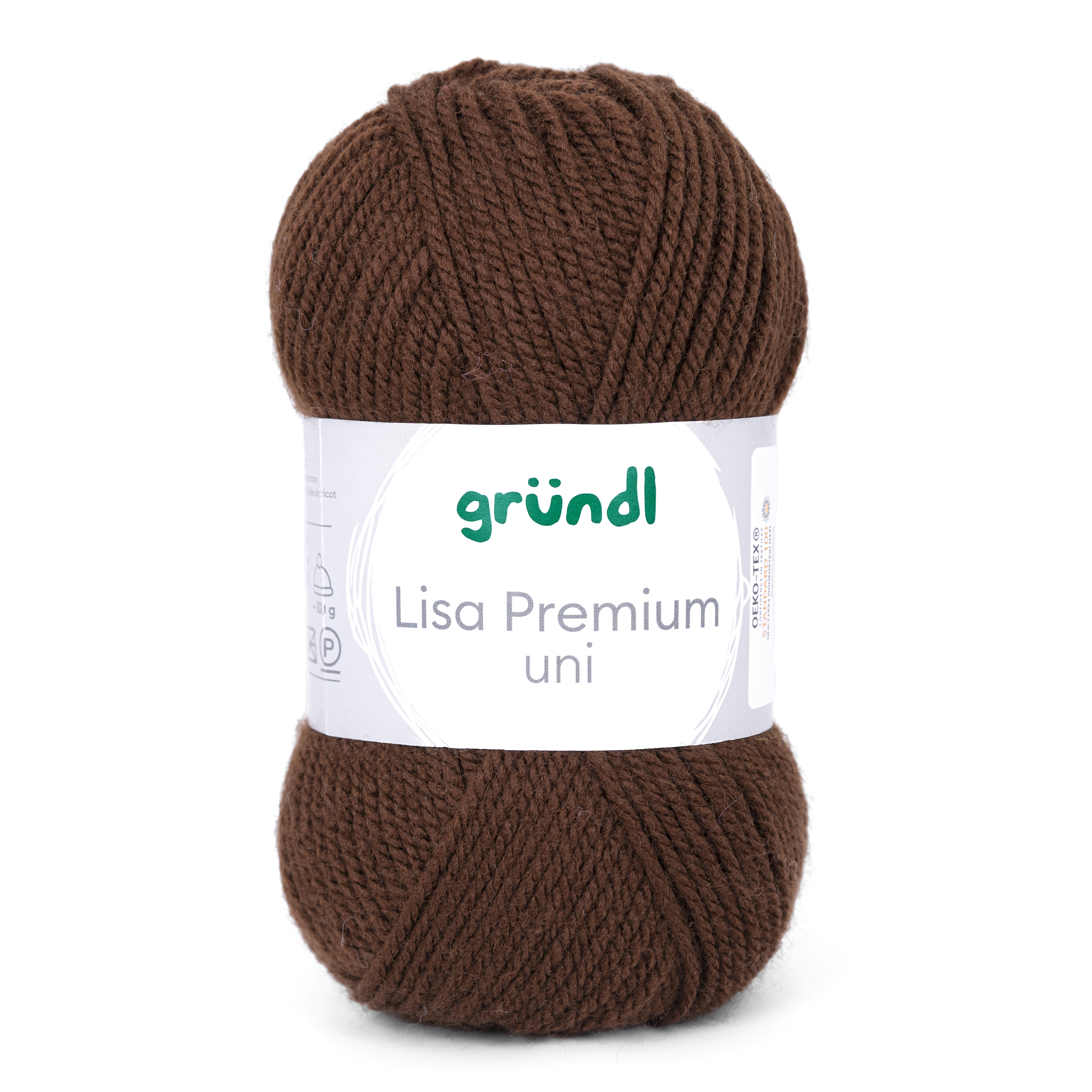 GRÜNDL Garn Lisa Premium 50g dunkelbraun