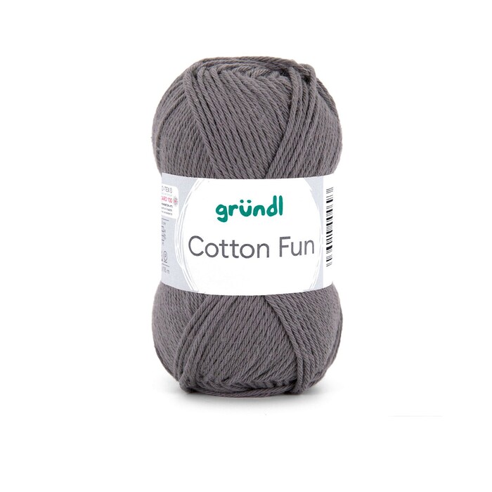 GRÜNDL Garn Cotton Fun 50g anthrazit