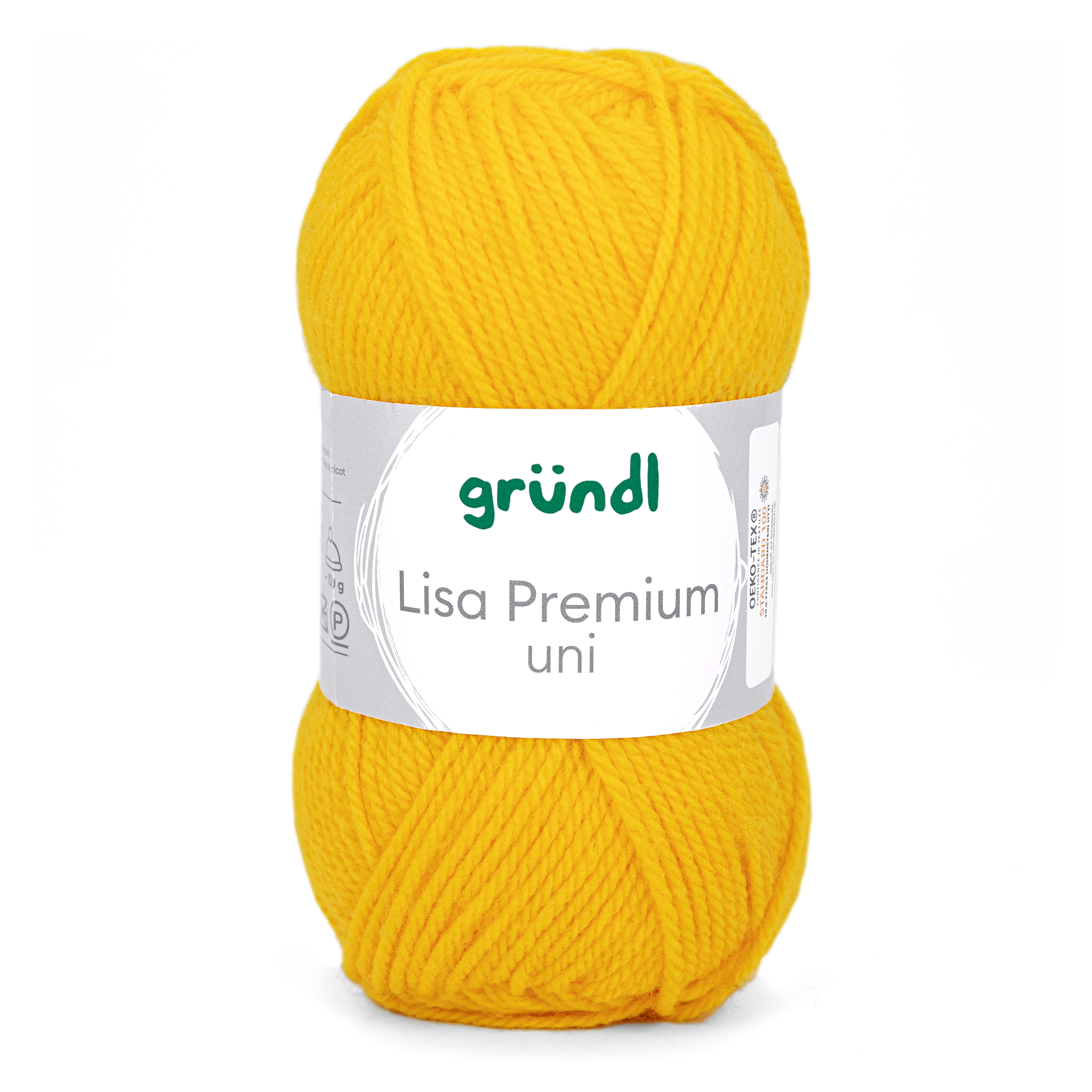 GRÜNDL Garn Lisa Uni 50g maisgelb