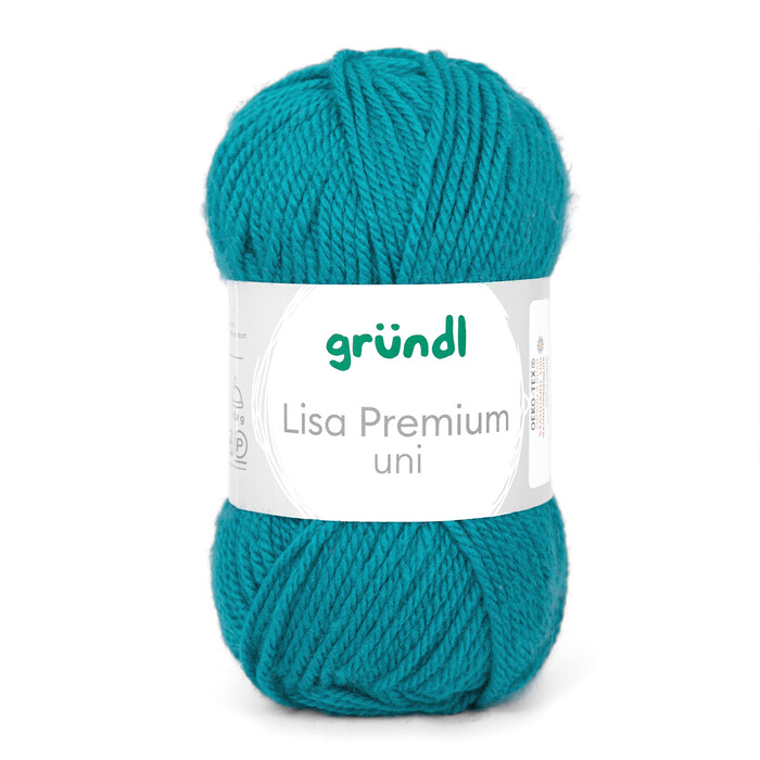GRÜNDL Garn Lisa Uni 50g petrol