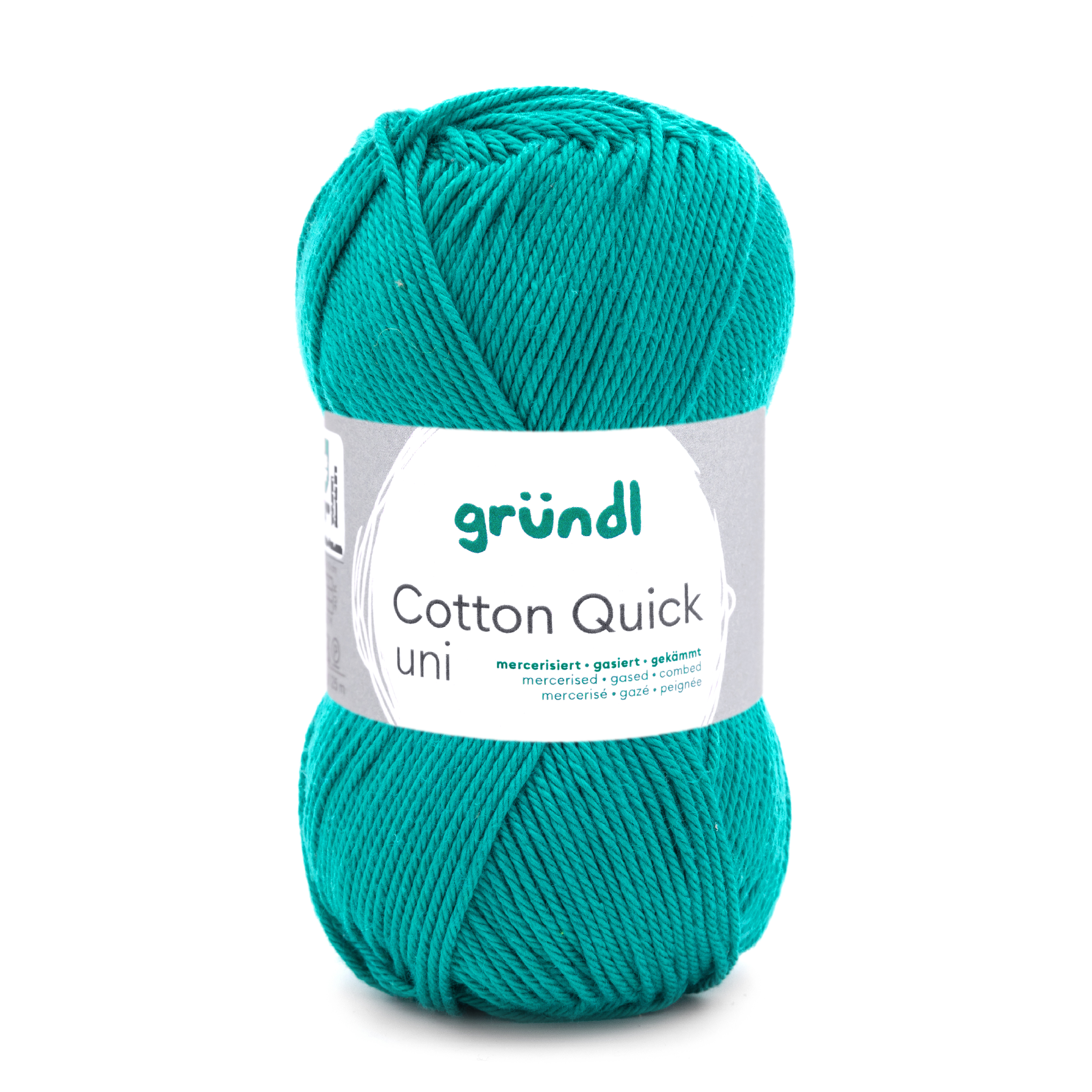 GRÜNDL Strickgarn Cotton Quick 50g smaragdgrün