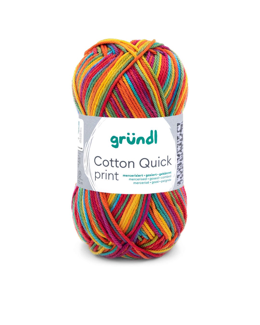 GRÜNDL Strickgarn Cotton Quick print carneval