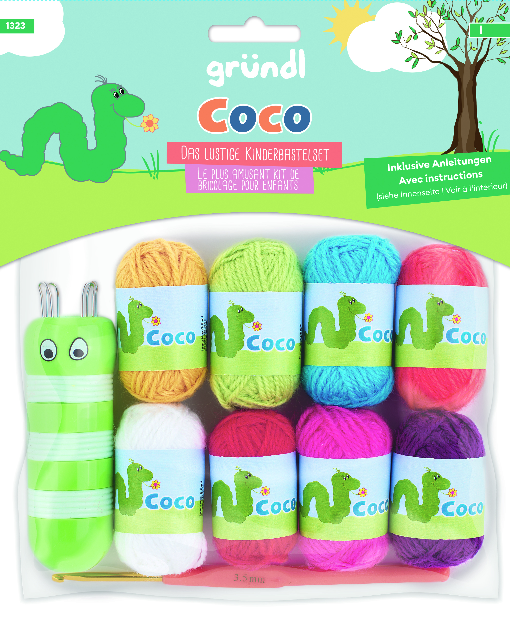 GRÜNDL Coco, das lustige Kinderbastel-Set