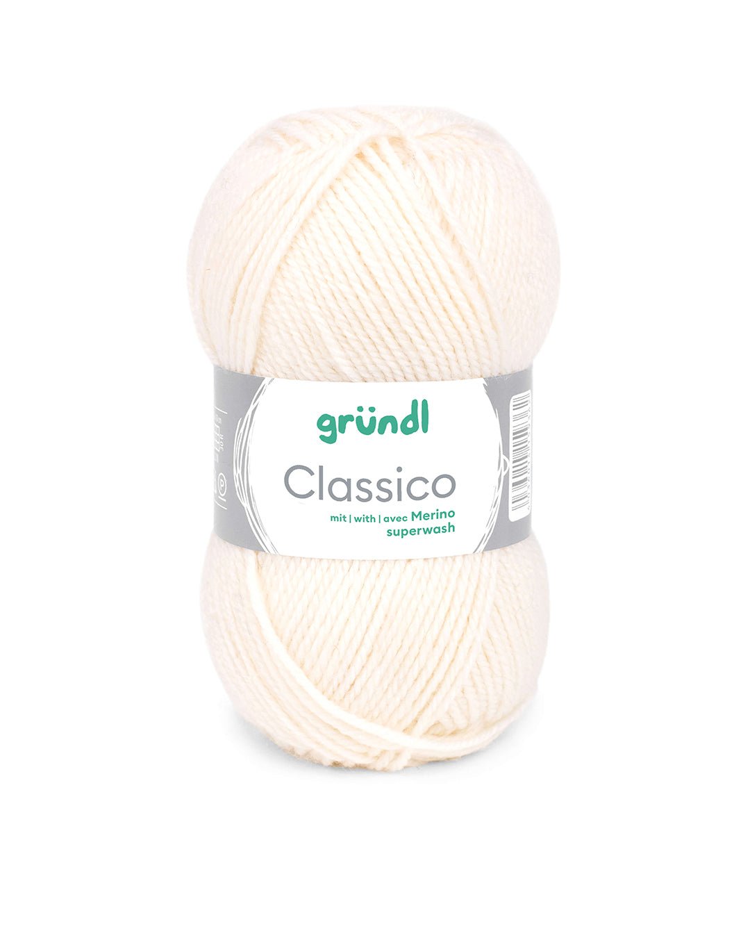 GRÜNDL Wolle Classico 50g creme