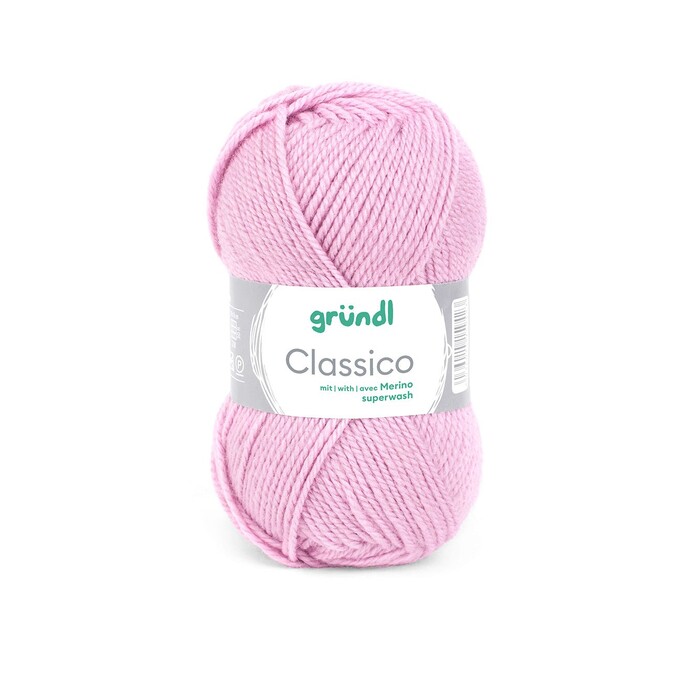 GRÜNDL Wolle Classico 50g rose