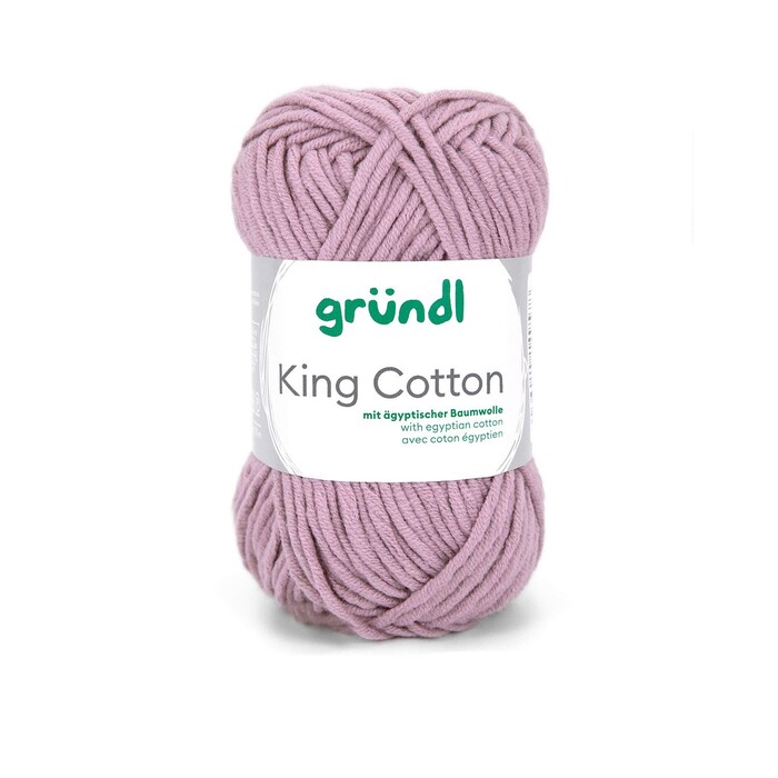GRÜNDL Garn King Cotton 50g rose