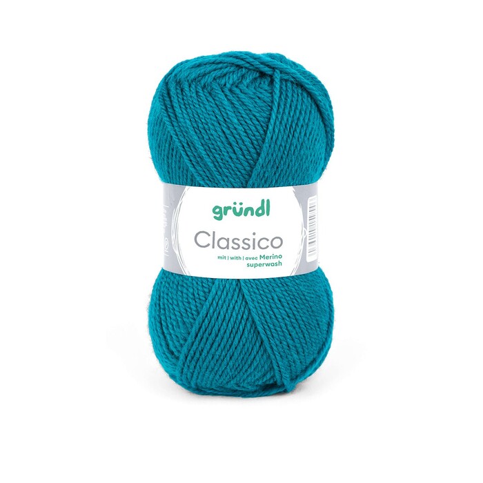 GRÜNDL Wolle Classico 50g petrol