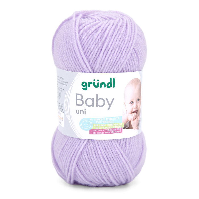 GRÜNDL Garn Baby Uni 50g flieder
