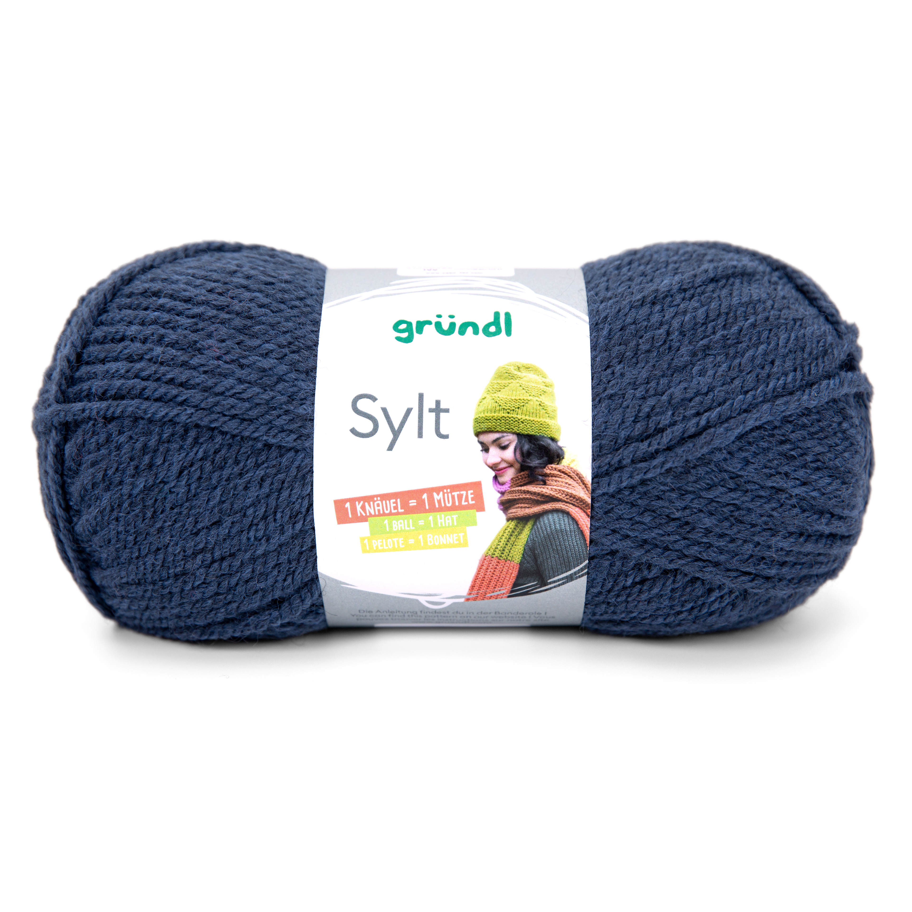 GRÜNDL Wolle Sylt 100g dunkelblau