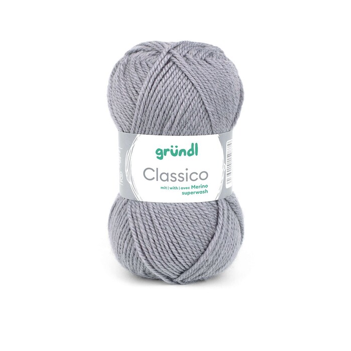 GRÜNDL Wolle Classico 50g anthrazit
