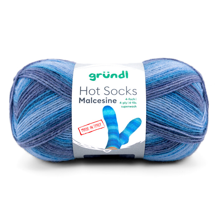 GRÜNDL Wolle Hot Socks Malcesine 4-fach 100g ocean