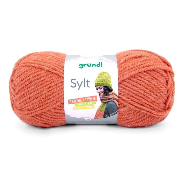 GRÜNDL Wolle Sylt 100g kupfer