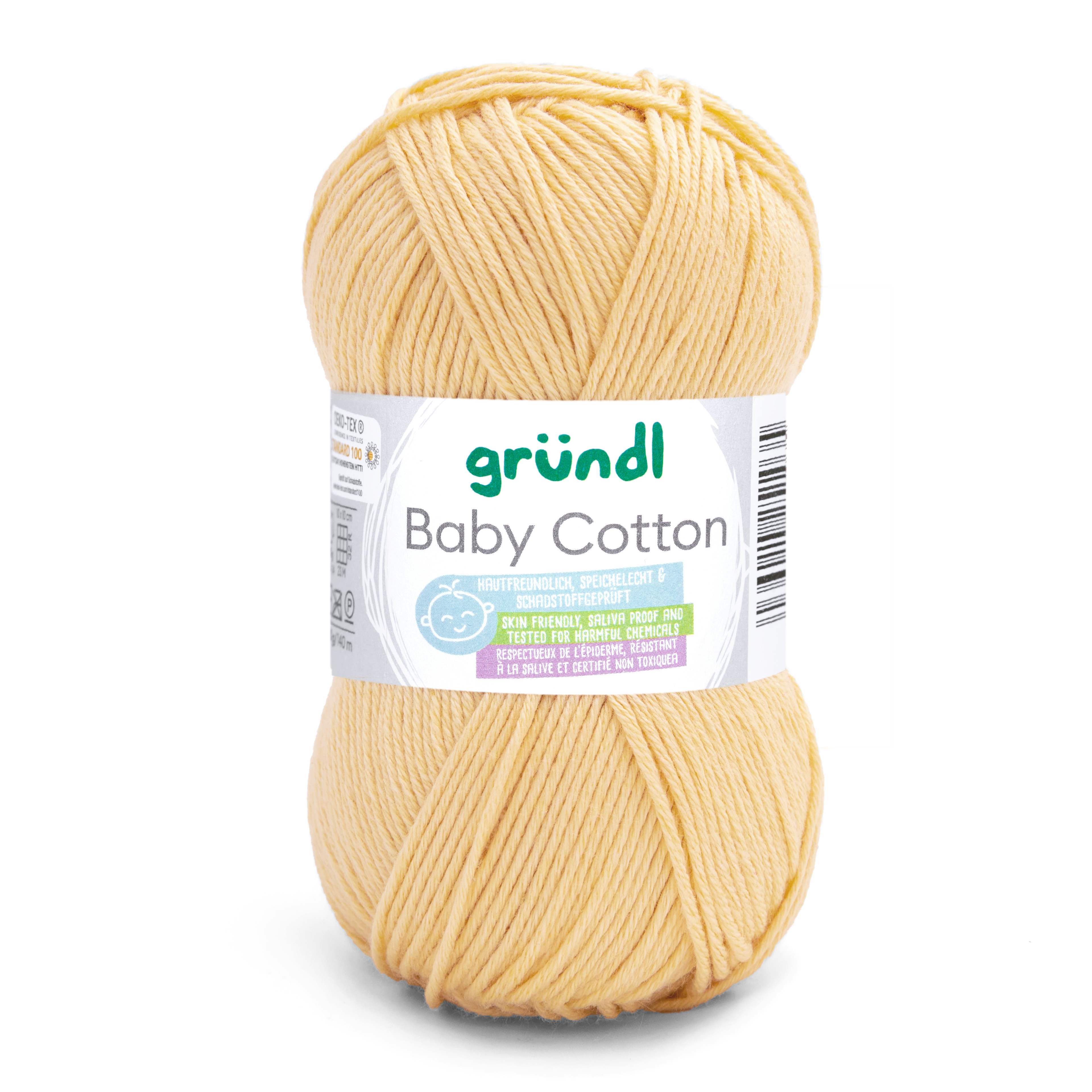 GRÜNDL Garn Baby Cotton 50g gelb