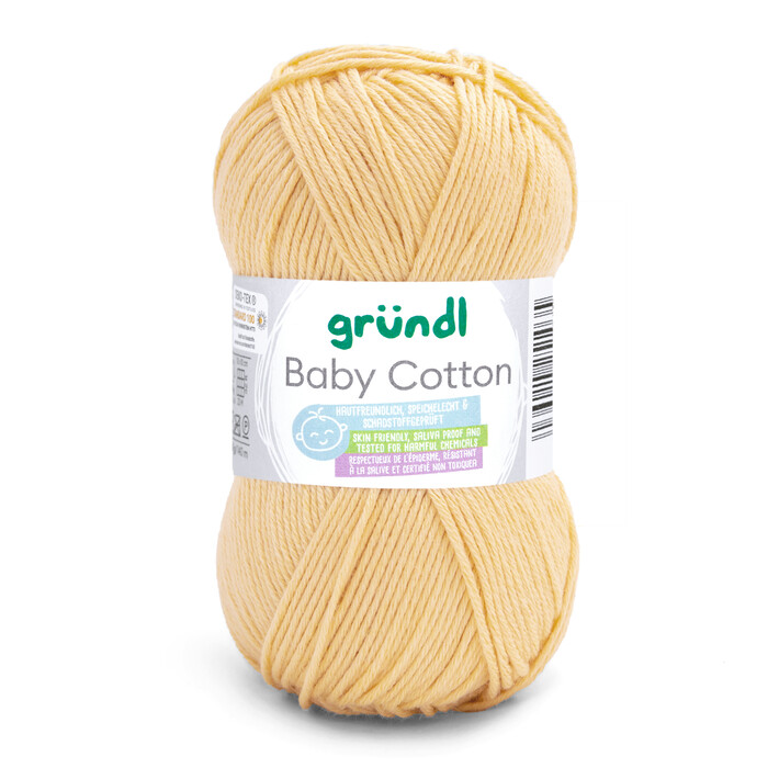 GRÜNDL Garn Baby Cotton 50g gelb