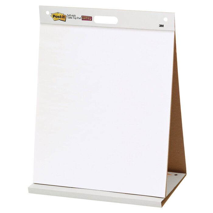 POST-IT Tisch-Flipchart Super Sticky glatt 20 Blatt weiß