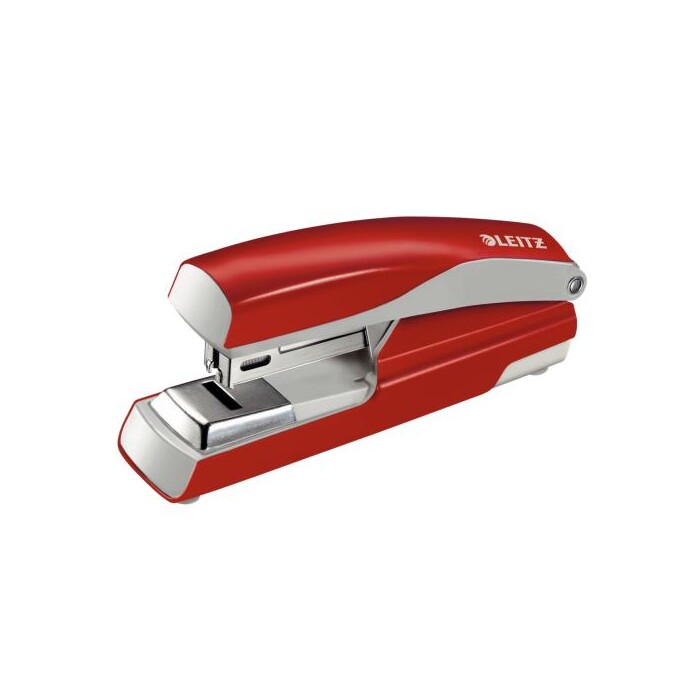 LEITZ Flachheftgerät Nexxt aus Metall für 30 Blatt rot