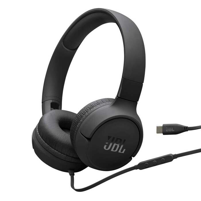 JBL Kopfhörer Tune 520 C USB-C kabelgebunden schwarz