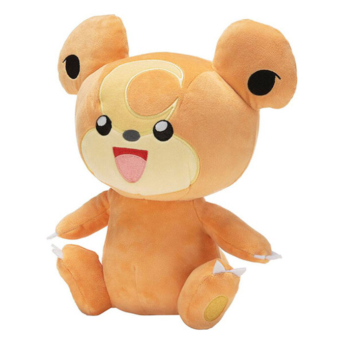 Pokémon Plüschtier Teddiursa 30 cm braun