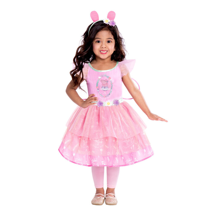 Kinderkostüm Peppa Feenkleid 4 - 6 Jahre rosa