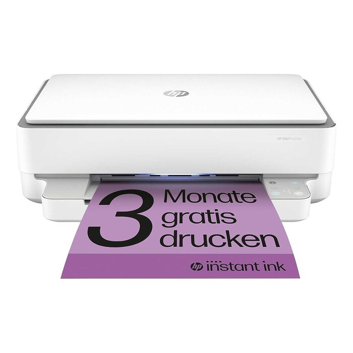 HP Drucker Envy 6020e All-in-One inklusive HP+ 3 Monate Instant Ink weiß